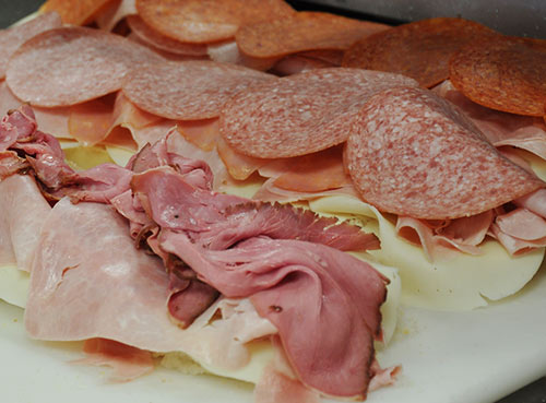 Fresh cut deli meat for terrific tasting subs!